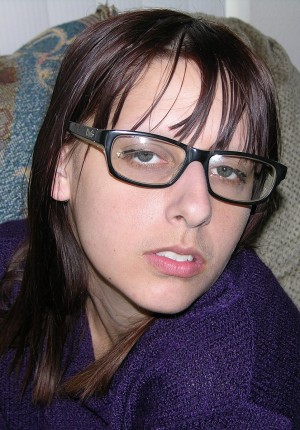 brown haired amateur with glasses stripps Adult Pics Hq