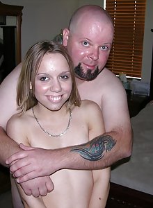 Amateur Teen With Small Tits Gets Fucked Hard By Big Bald Dude
